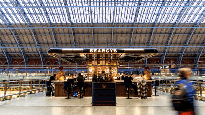 st pancras by searcys champagne bar