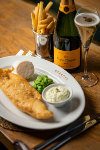 Fish, Chips, and Champagne