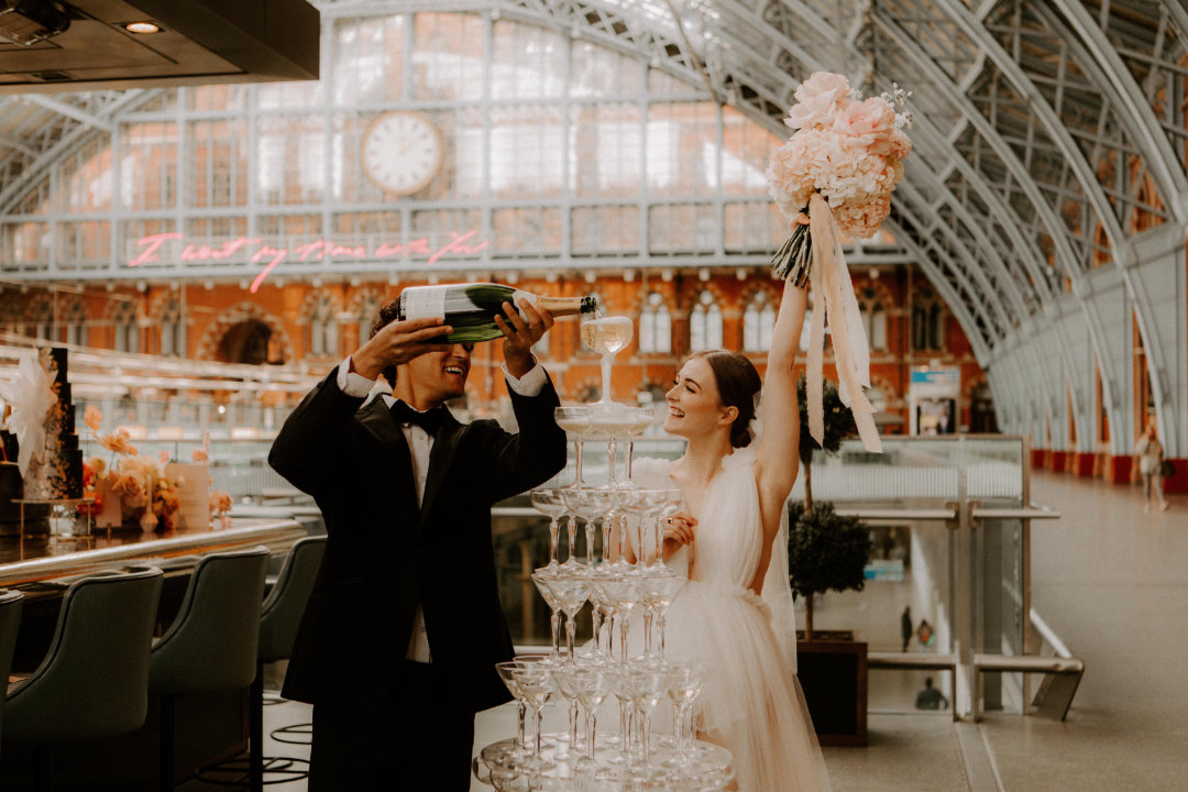 Weddings at St Pancras Bar & Brasserie